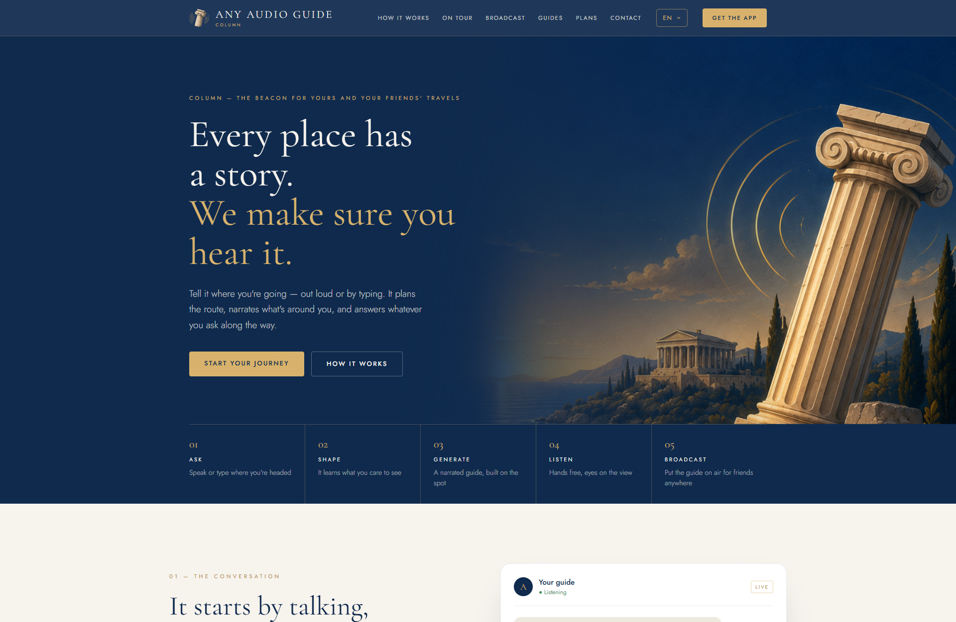 anyaudioguide.com — App und Website